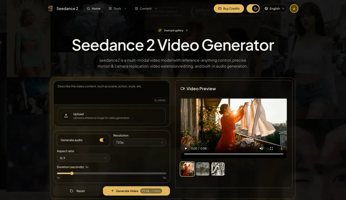 Seedance2 screenshot