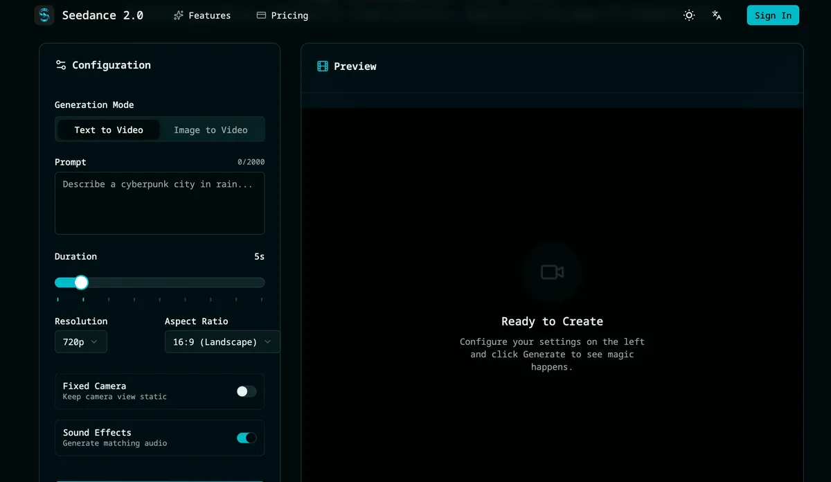 Seedancy2 screenshot