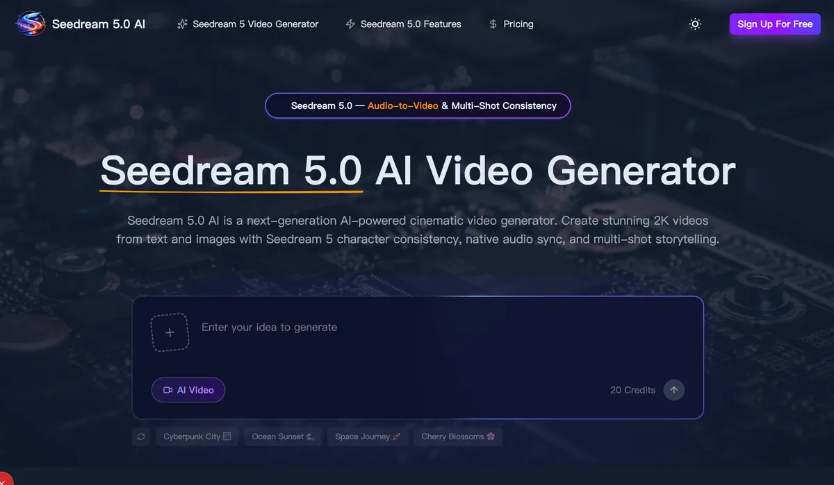 Seedream 5.0 AI screenshot