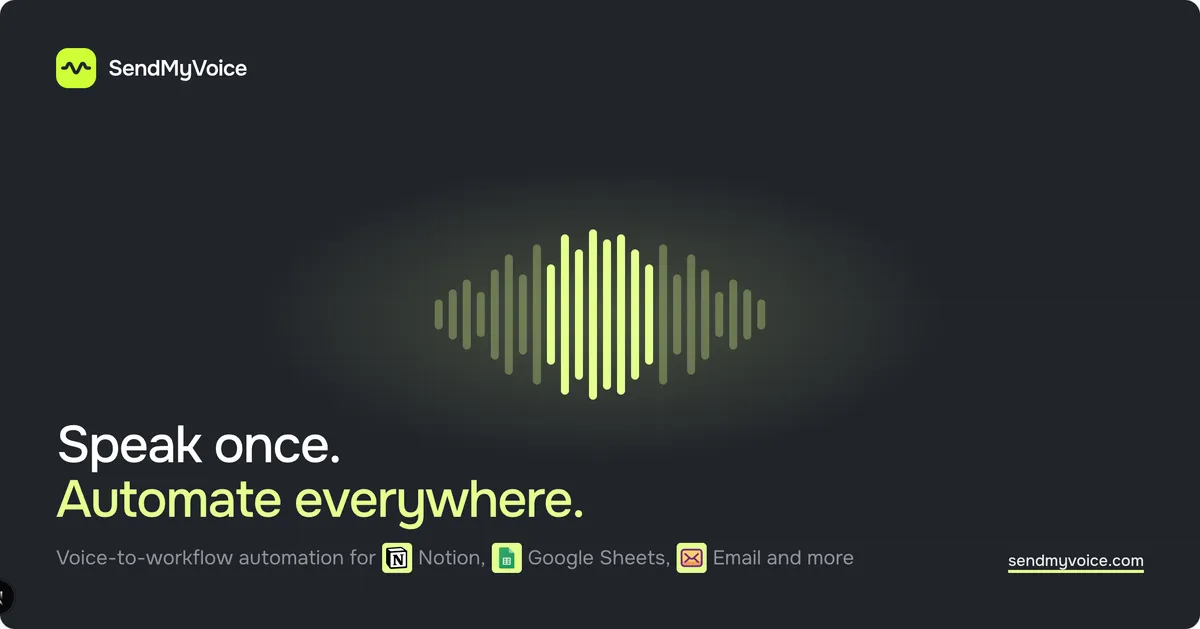 SendMyVoice.com screenshot