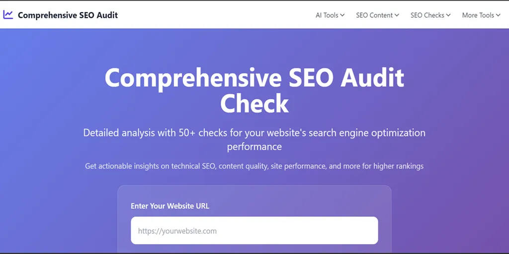 SeoWebChecker screenshot