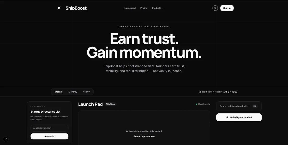 ShipBoost screenshot