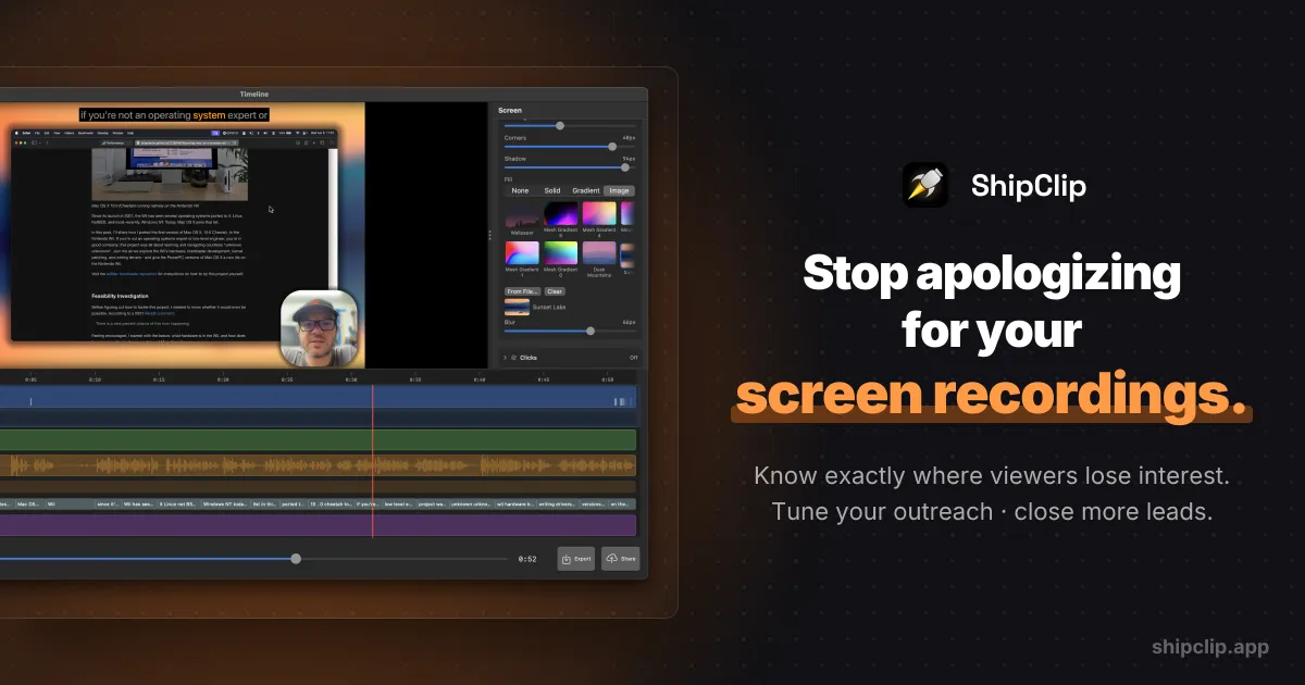 ShipClip screenshot