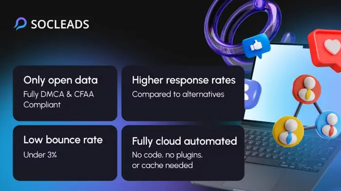 SocLeads screenshot