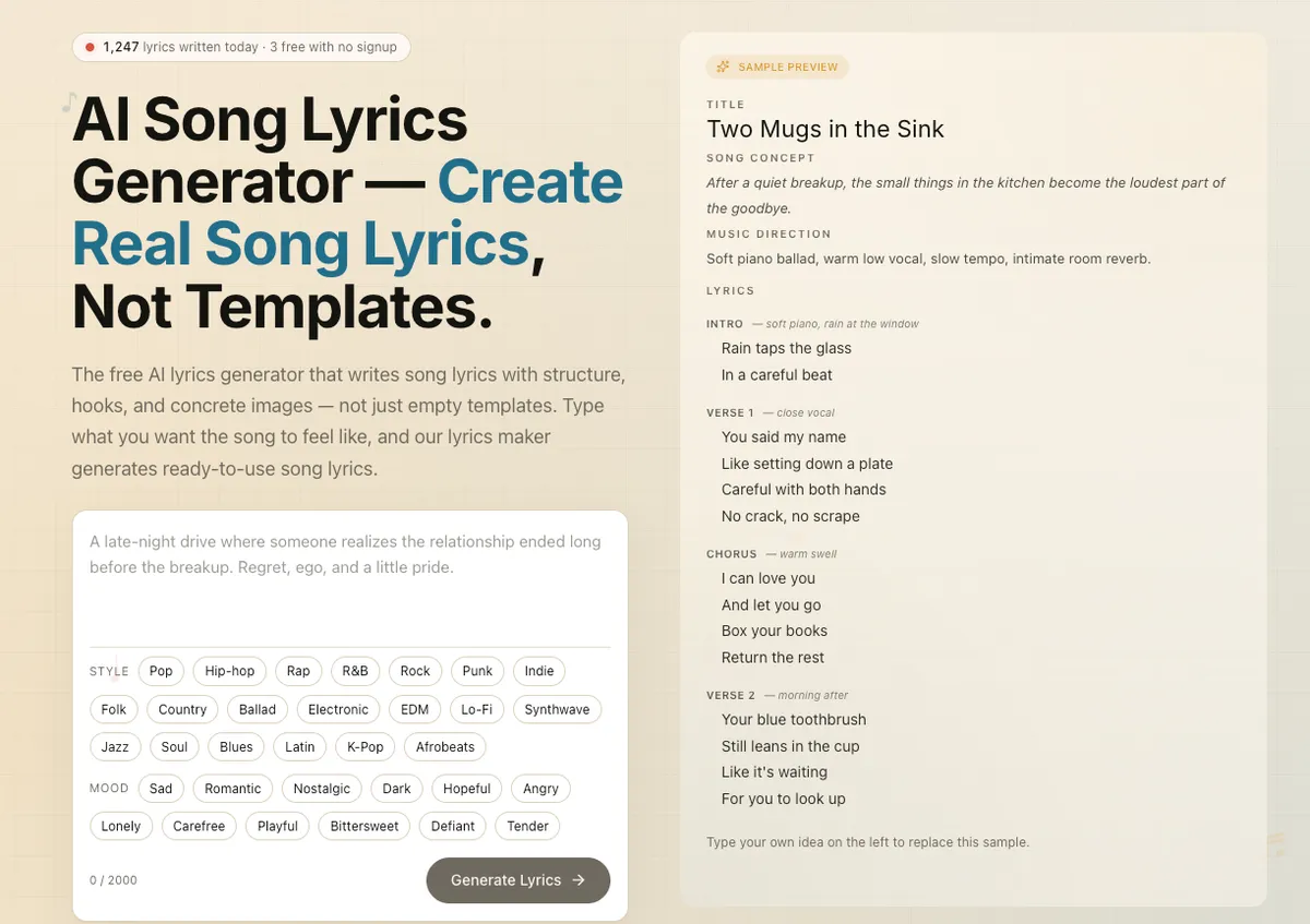 SongLyricsLab screenshot