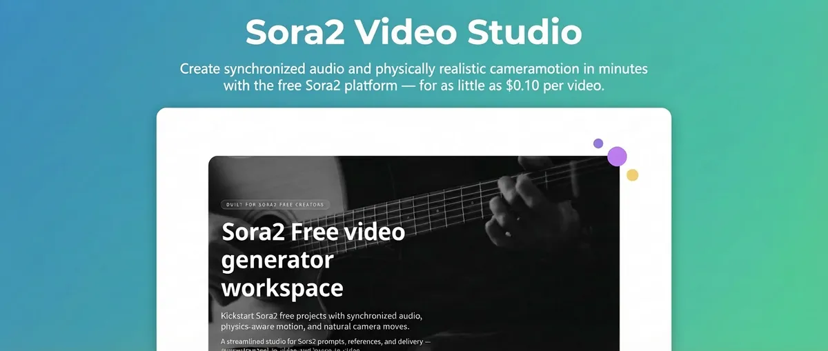 Sora2 Video Studio screenshot