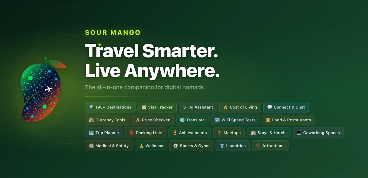 Sour Mango - Your all-in-one travel companion screenshot