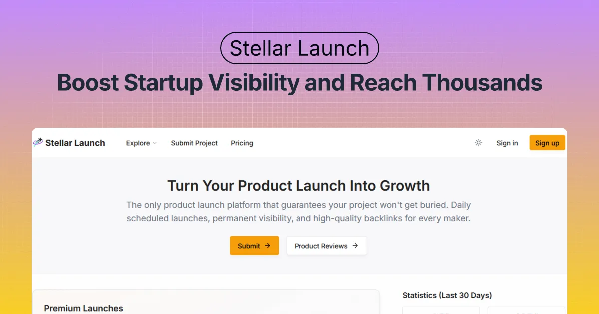Stellar Launch screenshot