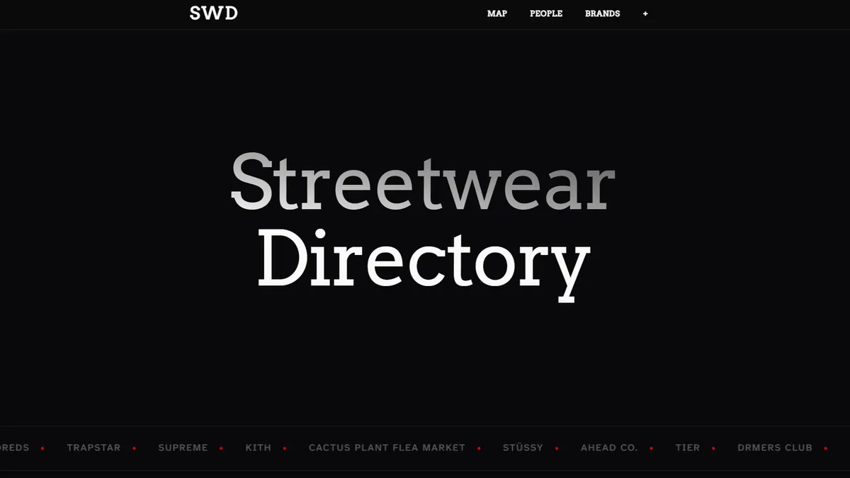 Streetwear Directory screenshot