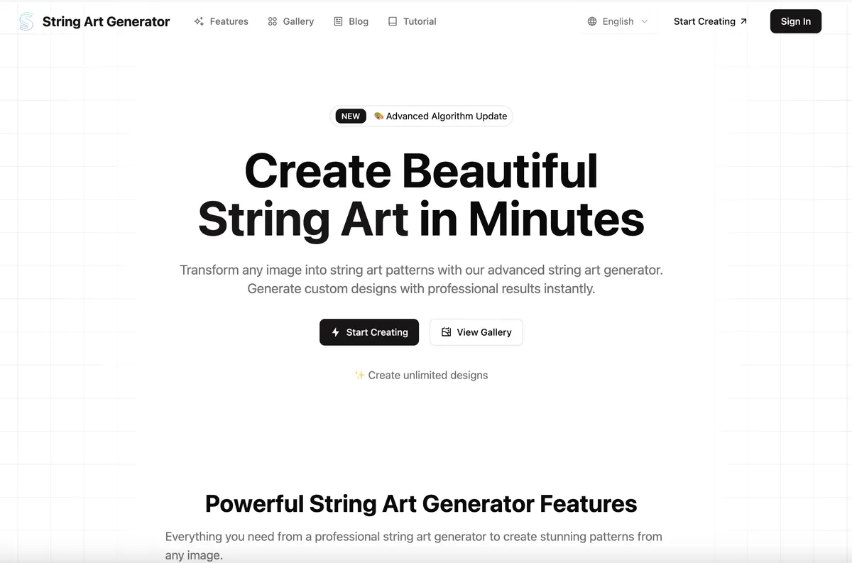 String Art screenshot