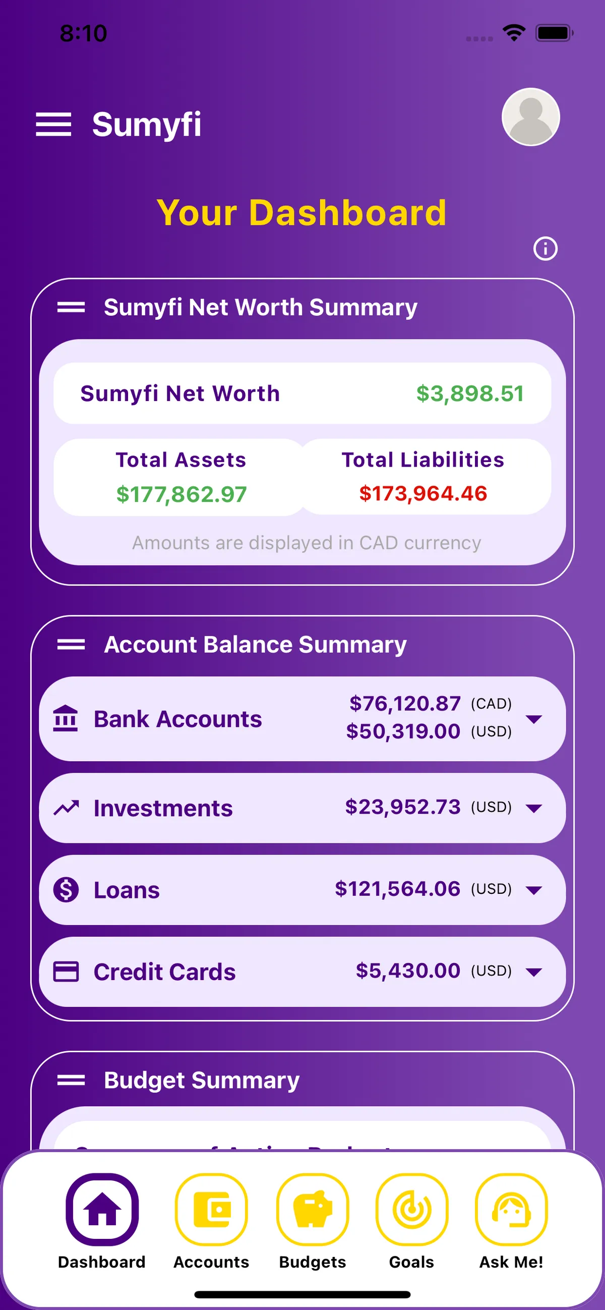 Sumyfi screenshot