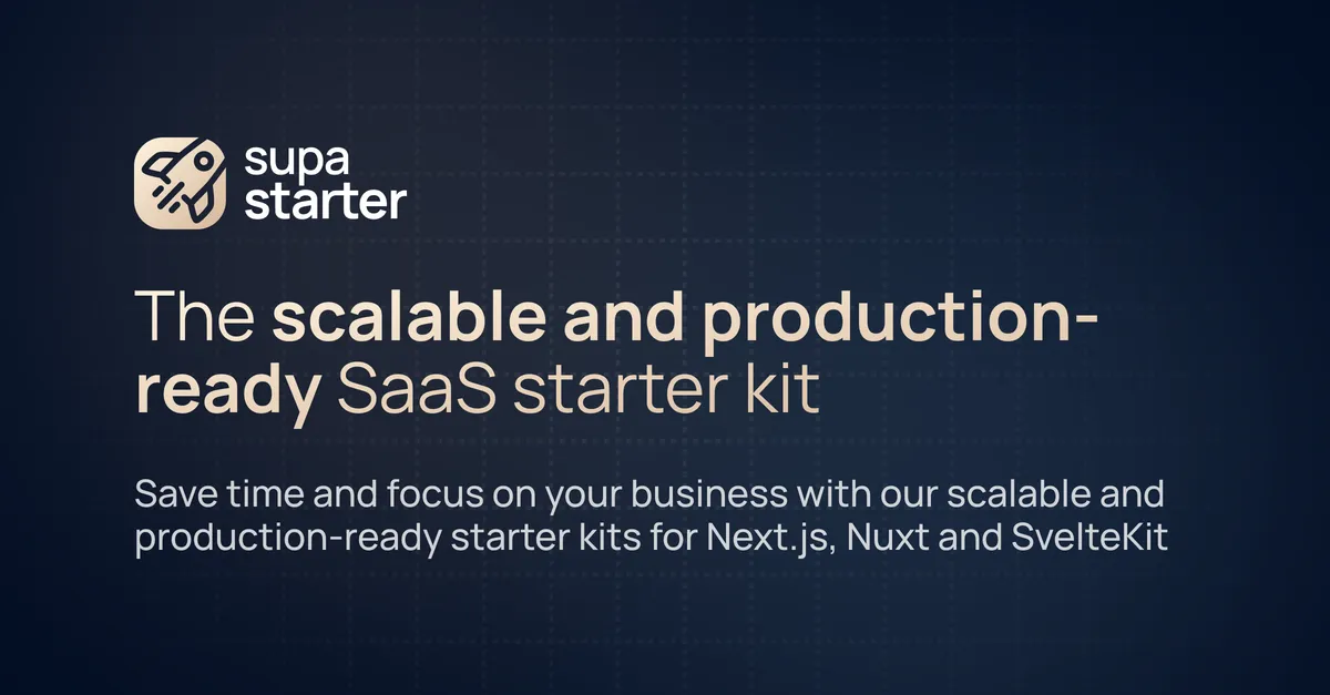 supastarter screenshot