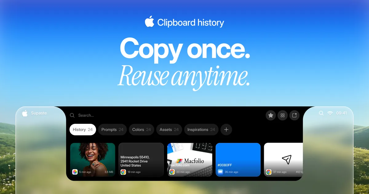 Supaste screenshot