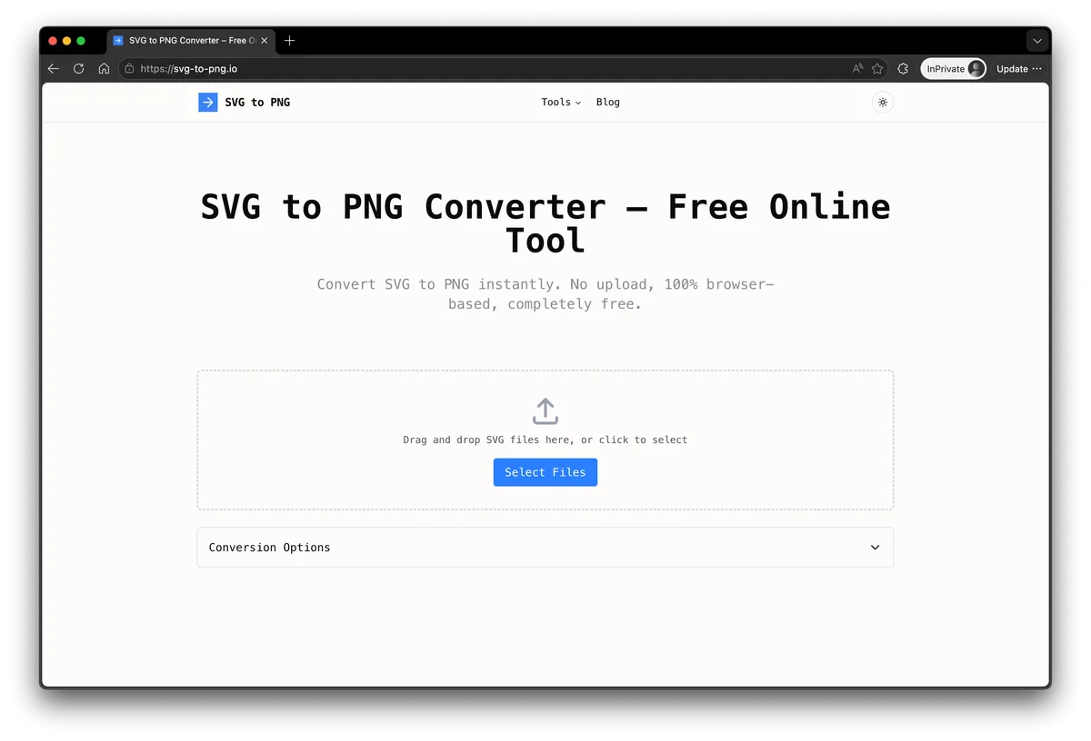 SvgToPng screenshot