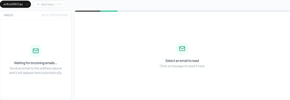 Temp Mail Generator screenshot