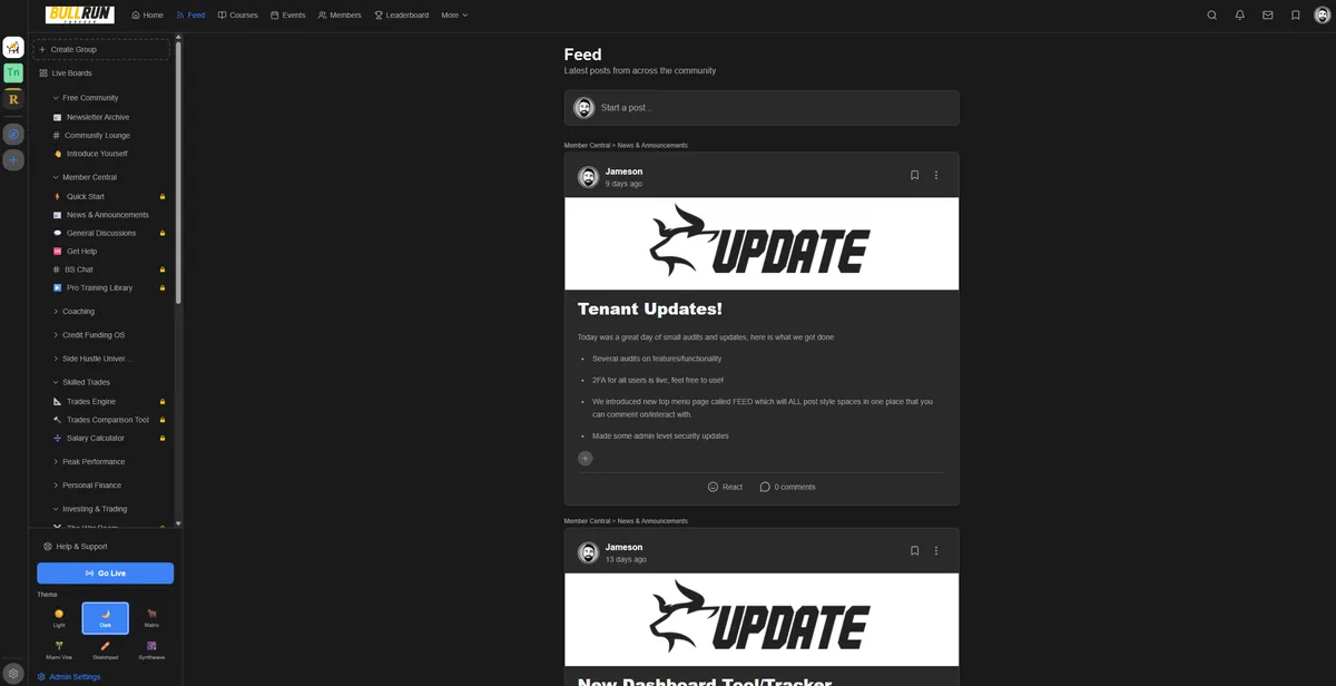 Tenant-The Community Operating System screenshot