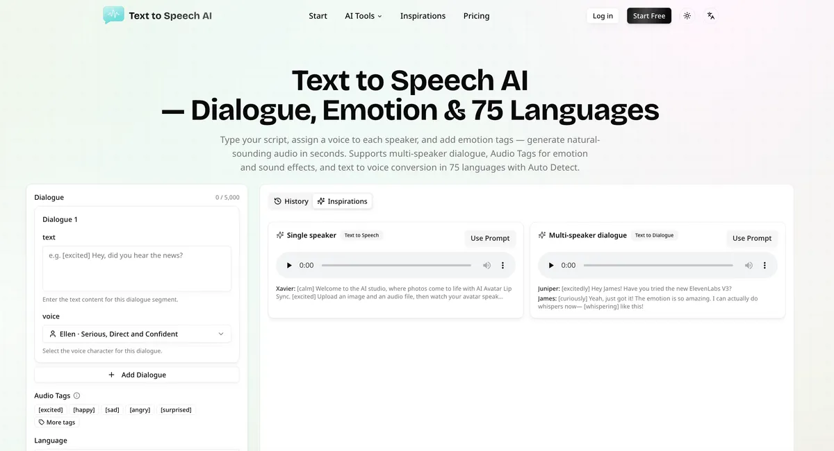 texttospeechai screenshot