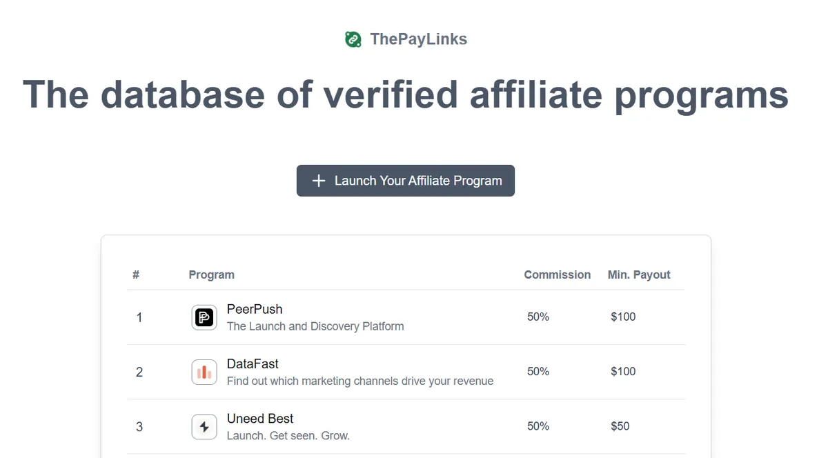 ThePayLinks screenshot