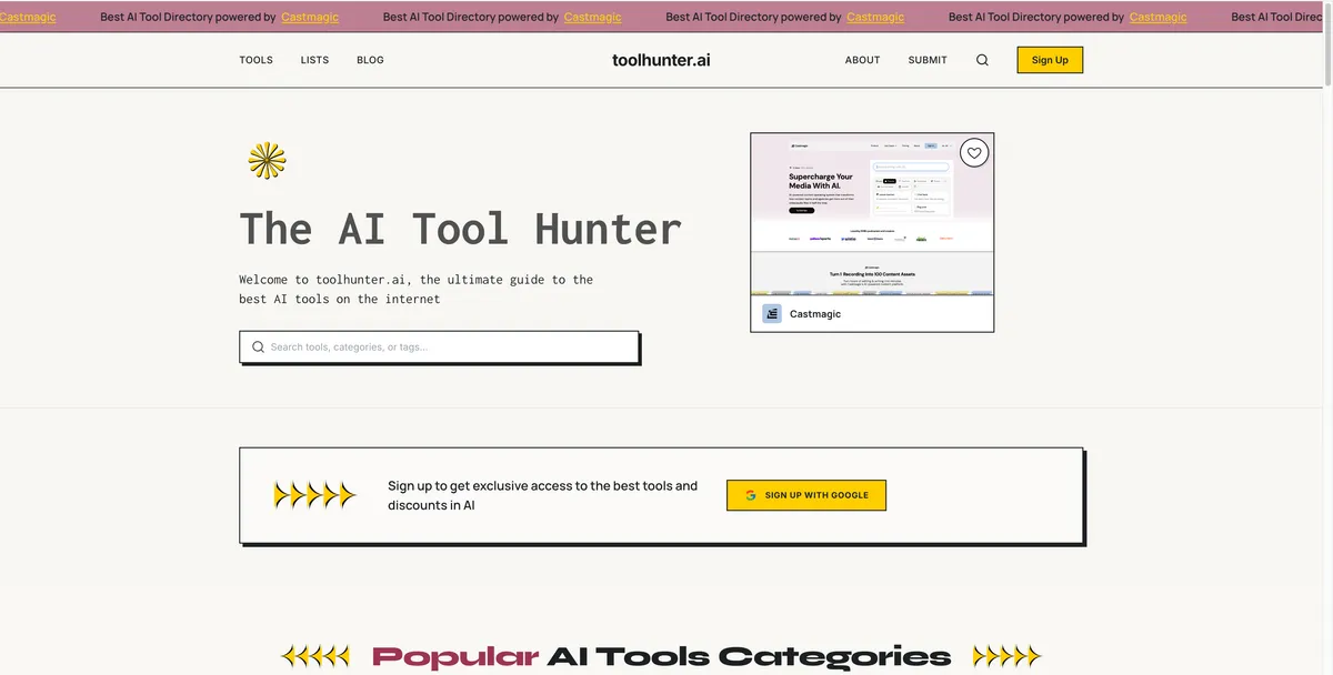 ToolHunter AI screenshot