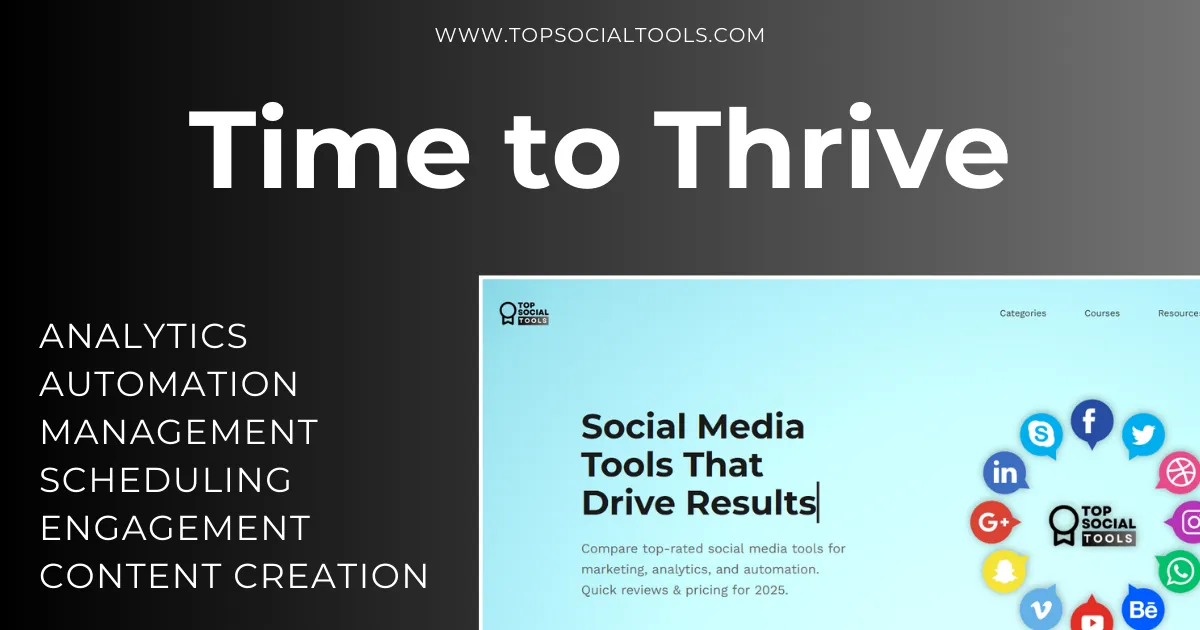 TopSocialTools.com screenshot