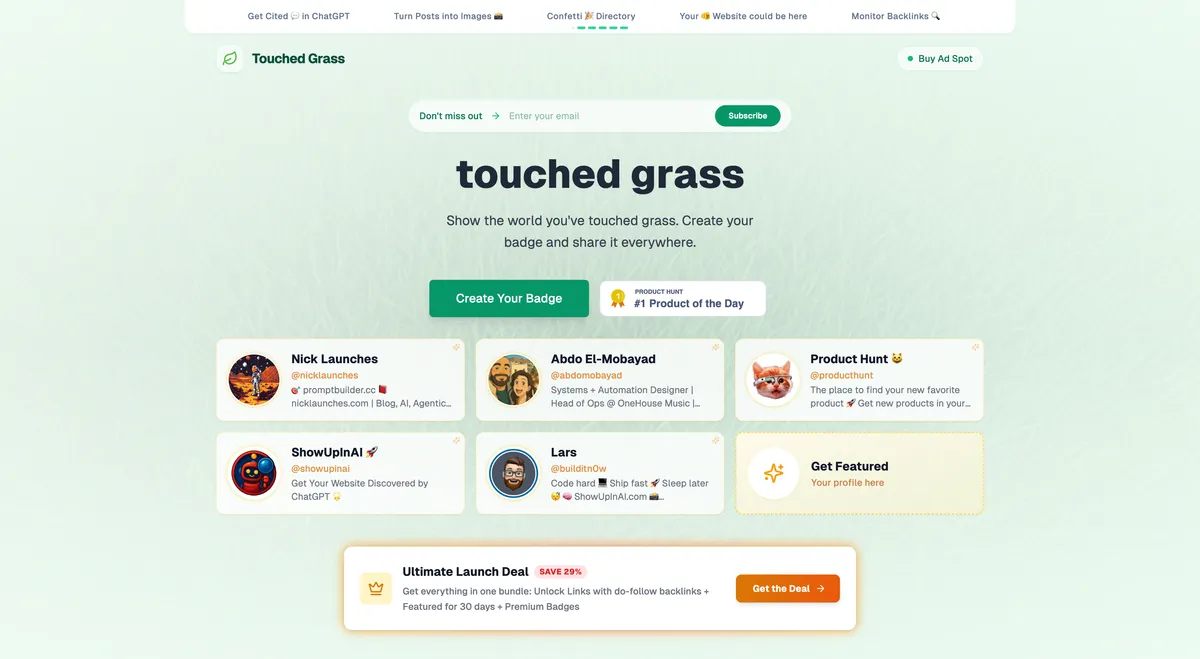 Touched Grass screenshot