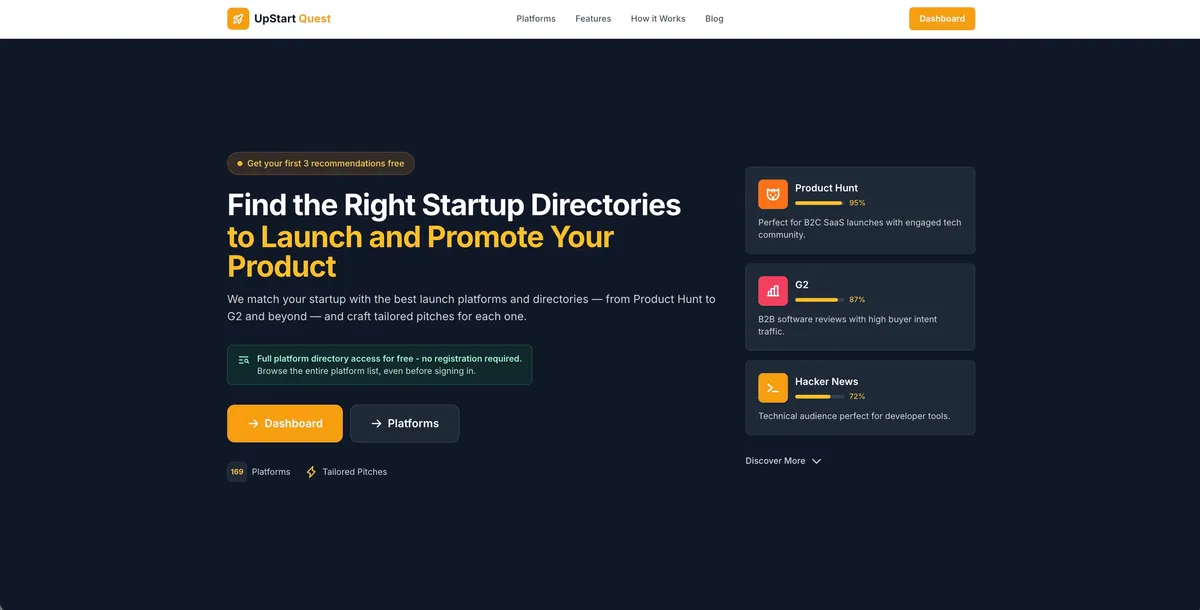 UpStart screenshot