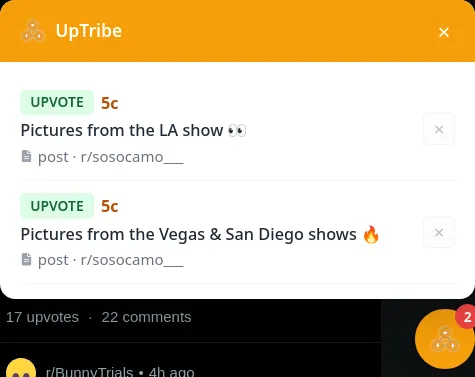 UpTribe screenshot