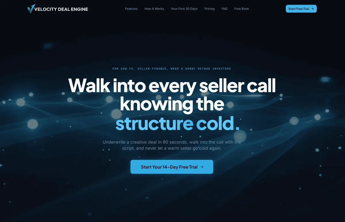 Velocity Deal Engine screenshot