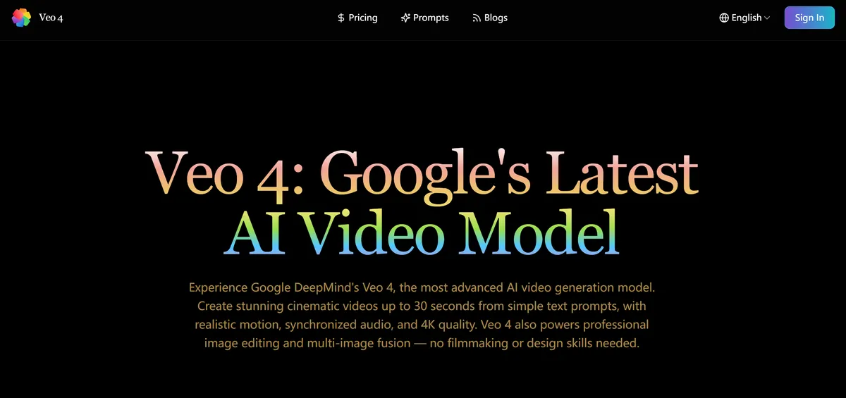 Veo 4 screenshot