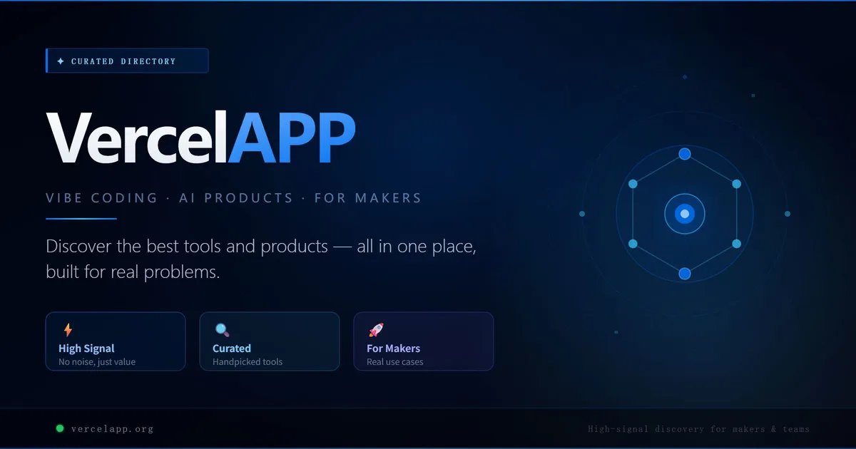 VercelAPP screenshot