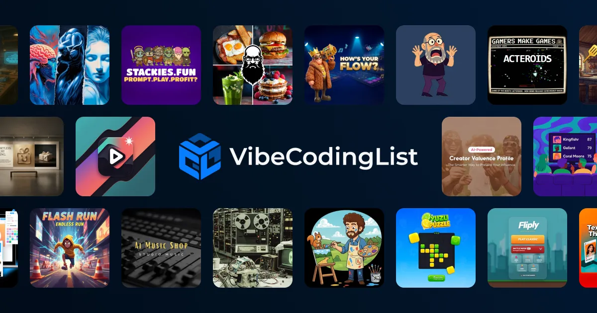 VibeCodingList screenshot