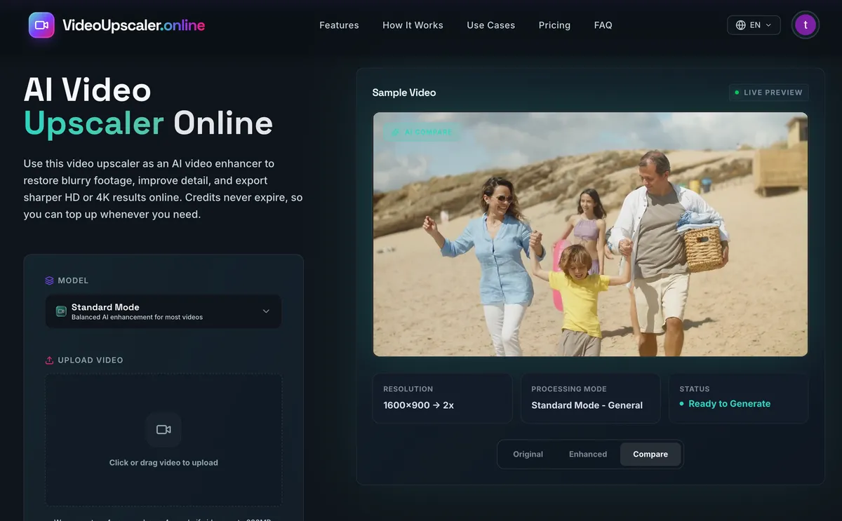 Video Upscaler screenshot