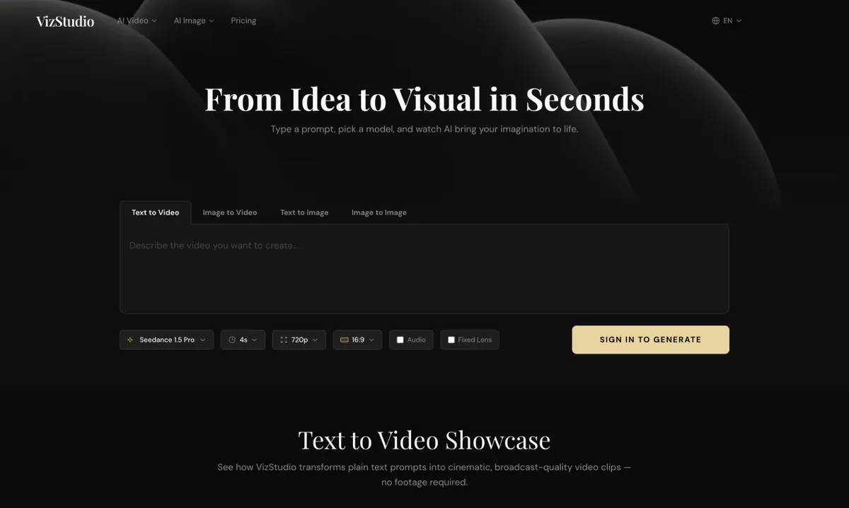 Vizstudio screenshot