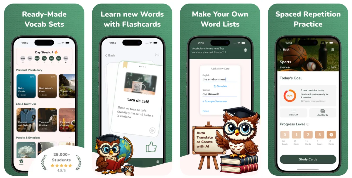 Vocabulary Builder - Vocabu screenshot