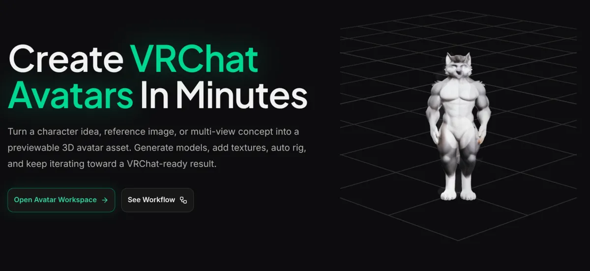 VRChat Avatar Maker screenshot