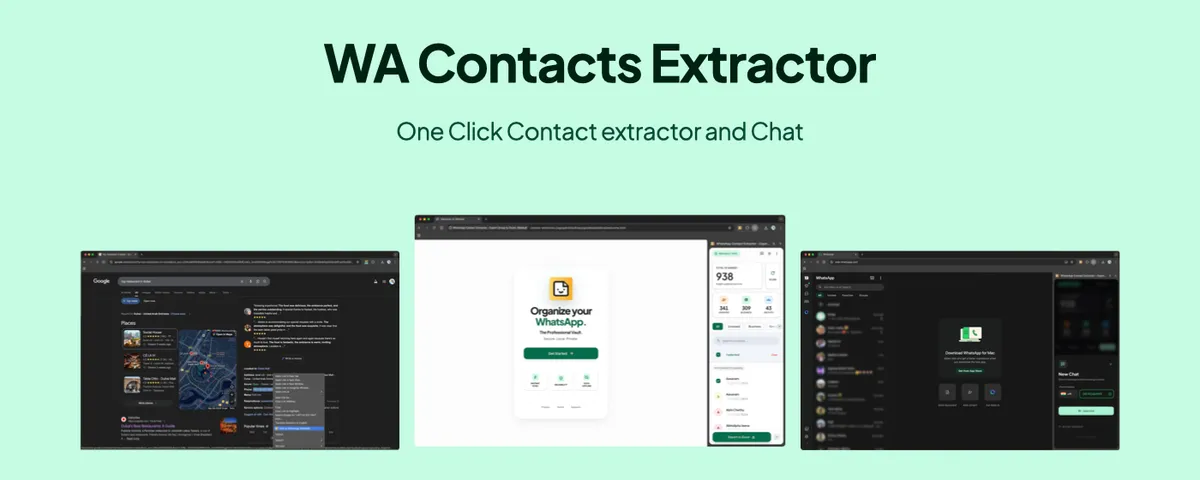 WhatsApp Contact Extractor - Export Group to Excel | WaVault screenshot
