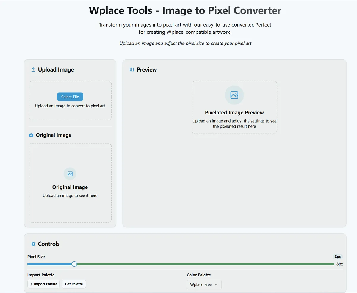 Wplace Tools screenshot