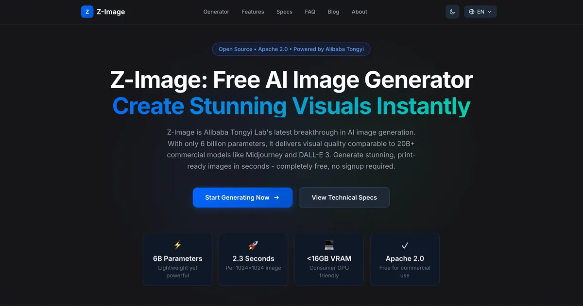 Z-Image screenshot