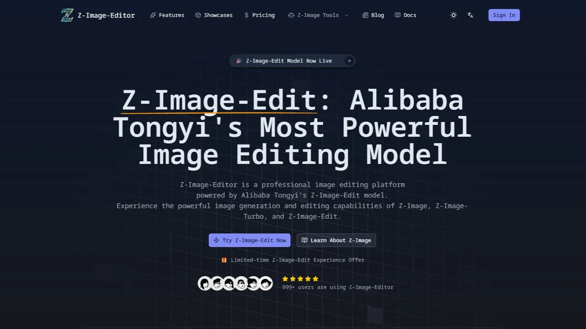 Z-Image-Edit screenshot
