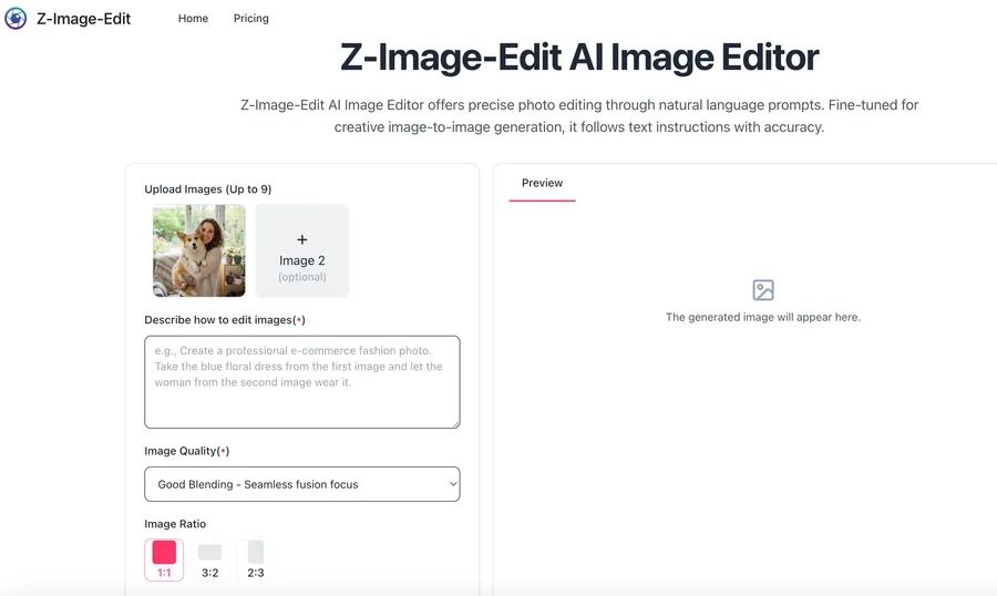 Z-Image-Edit screenshot