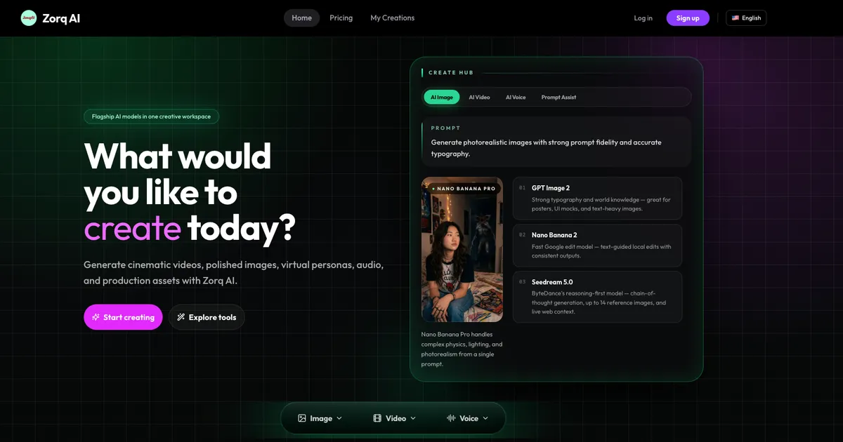 Zorq AI screenshot
