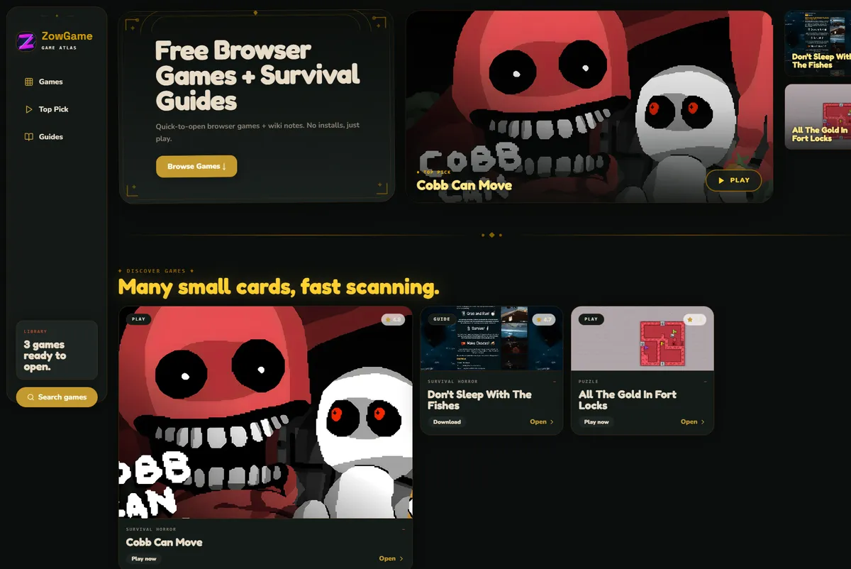 ZowGame screenshot